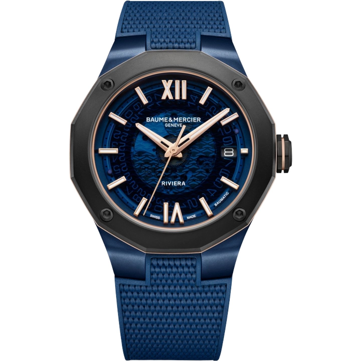 Baume & Mercier Riviera M0A10769 (2026) - Blauw wijzerplaat 42mm Staal (1/1)