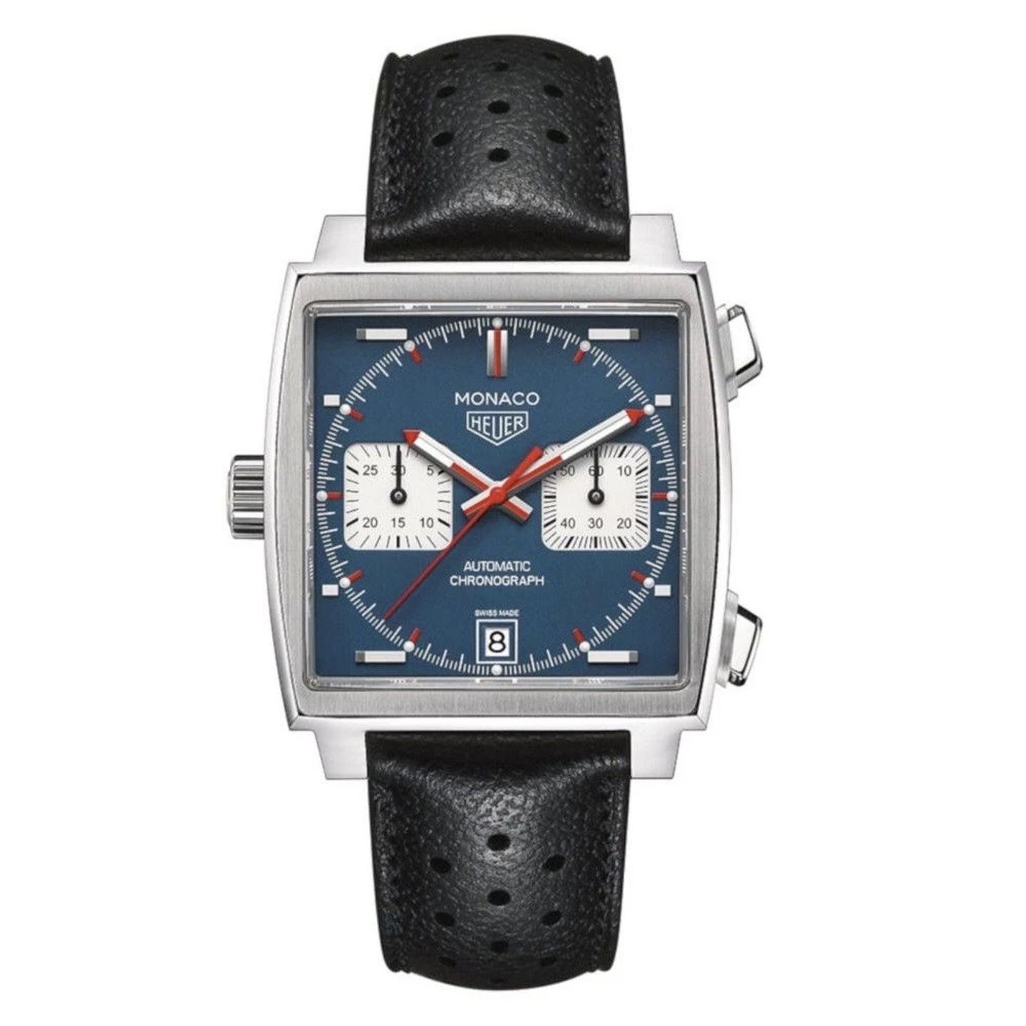 TAG Heuer Monaco Calibre 11 CAW211P.FC6356 (2025) - Blue dial 39 mm Steel case (3/3)