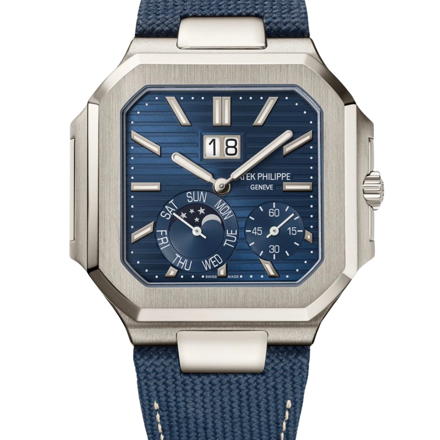 Patek Philippe Cubitus 5822P-001 (2024) - Blue dial 45 mm Platinum case (1/1)