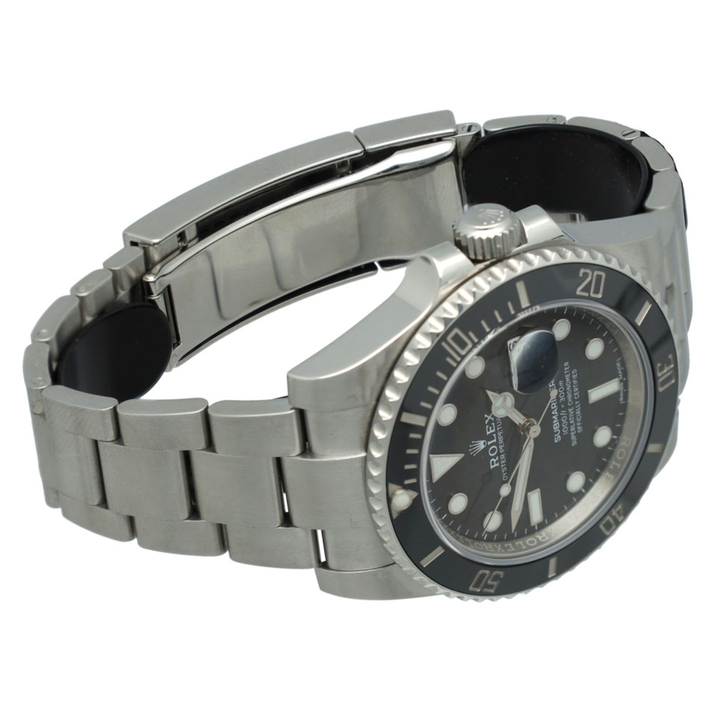 Rolex Submariner Date 116610LN (2010) - Zwart wijzerplaat 40mm Staal (4/7)