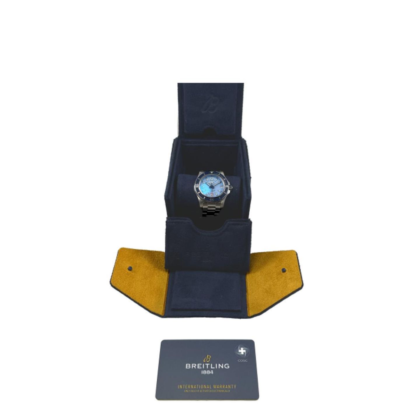 Breitling Superocean 36 A17316 (2022) - Blauw wijzerplaat 36mm Staal (5/5)