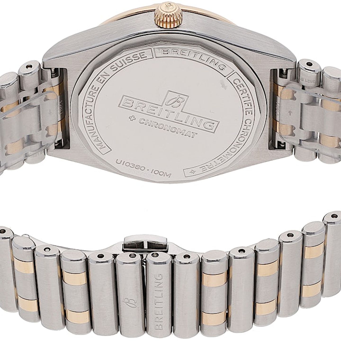 Breitling Chronomat 36 U10380101A2U1 (Unknown (random serial)) - Pearl dial 36 mm Rose Gold case (5/5)