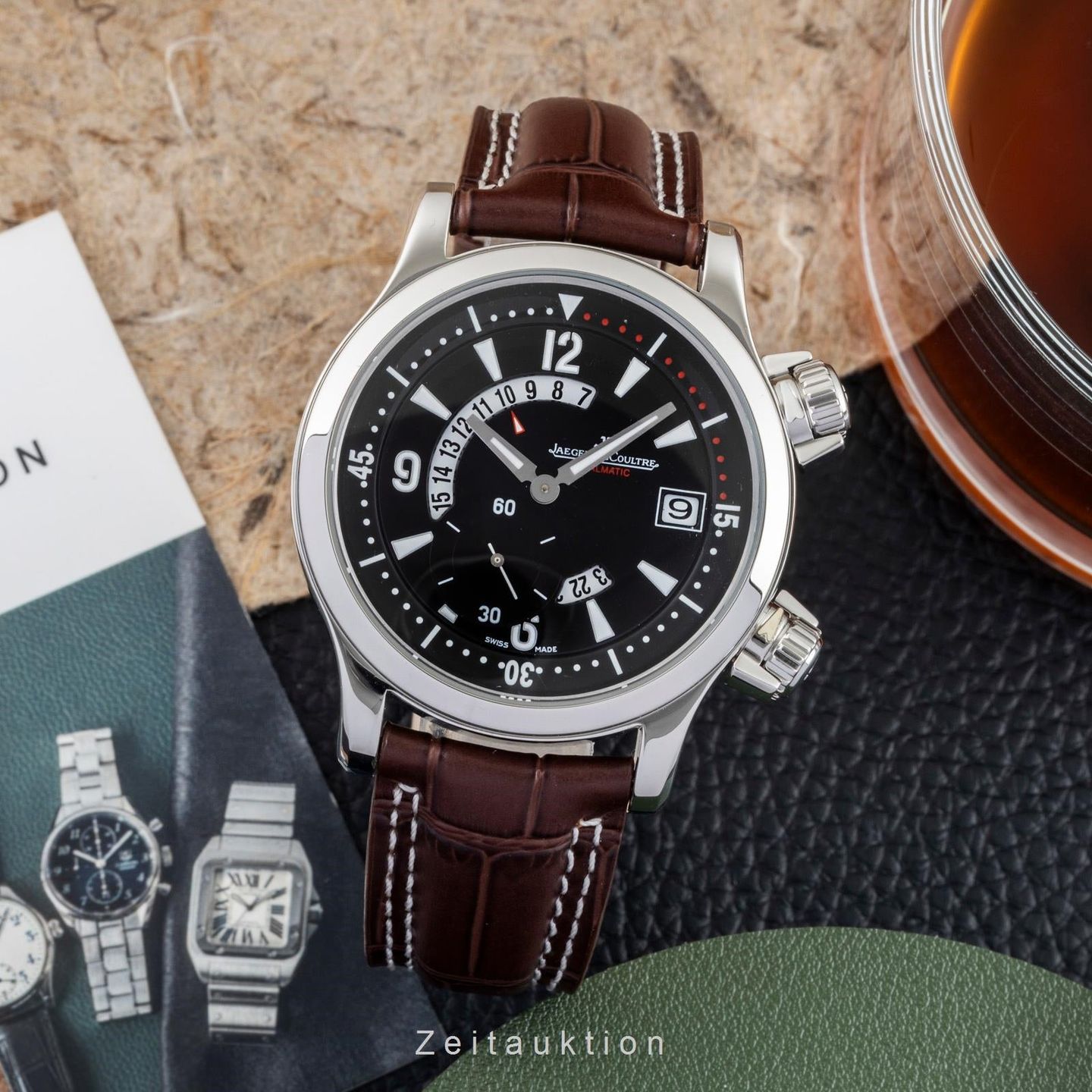 Jaeger-LeCoultre Master Compressor Q1738470 (Unknown (random serial)) - Black dial 42 mm Steel case (3/8)