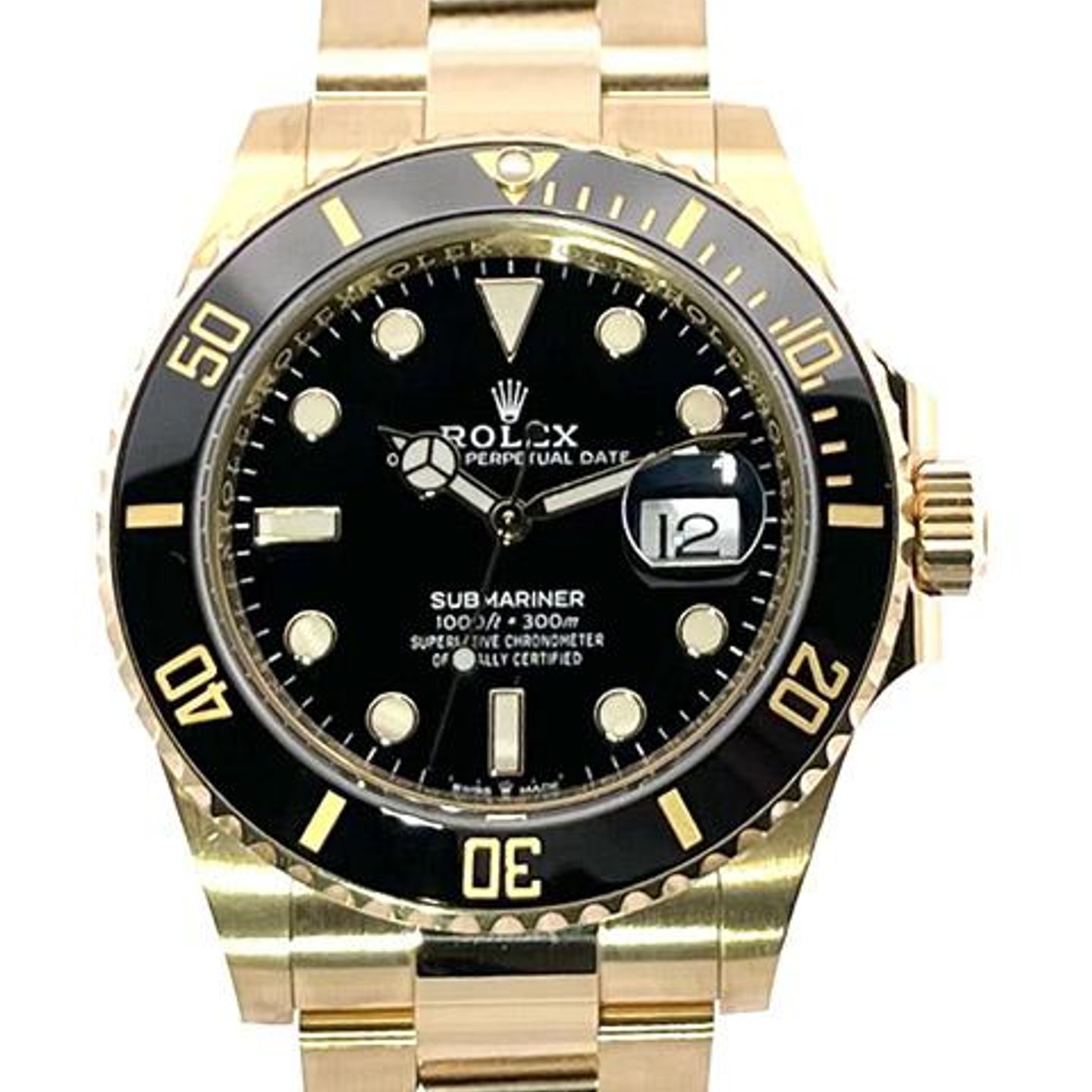Rolex Submariner Date 126618LN (2021) - Black dial 41 mm Yellow Gold case (1/8)