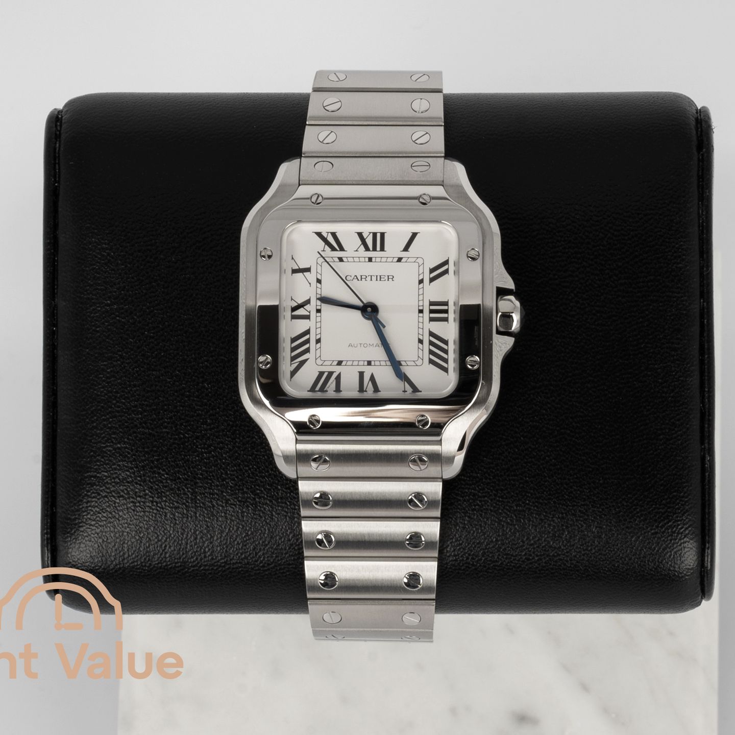 Cartier Santos WSSA0029 (2025) - Zilver wijzerplaat 35mm Staal (1/1)