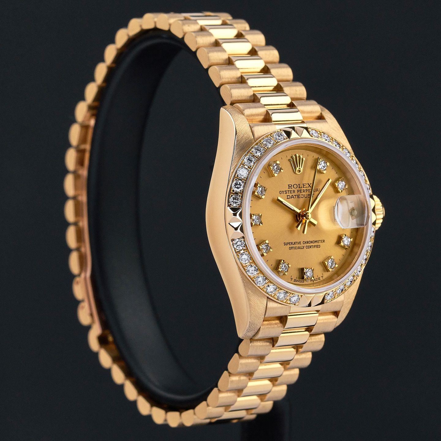 Rolex Lady-Datejust 69268 (1989) - 26 mm Yellow Gold case (5/8)