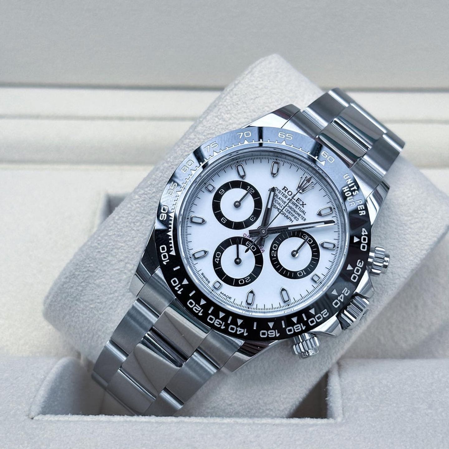 Rolex Daytona 116500LN (2023) - White dial 40 mm Steel case (1/5)