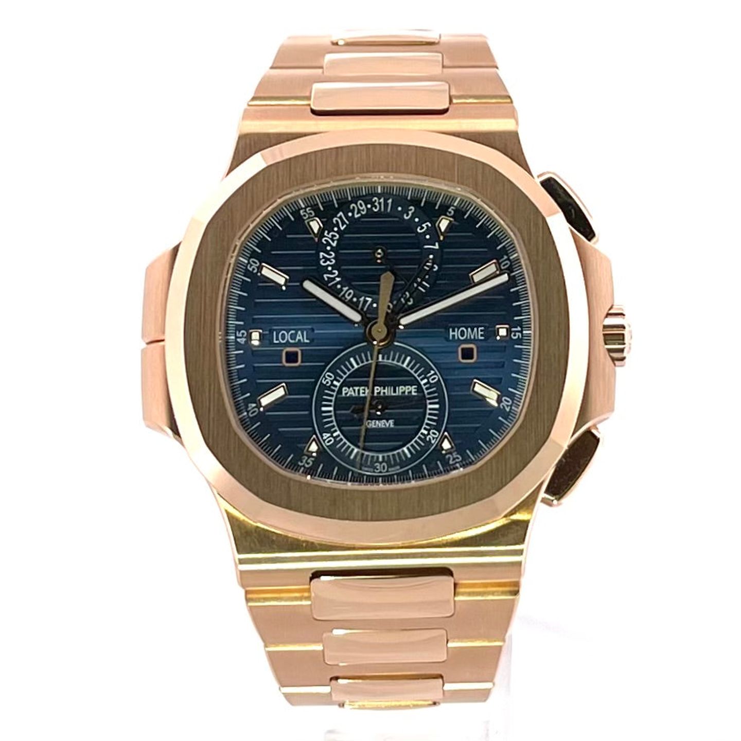 Patek Philippe Nautilus 5990/1A-011 (2024) - Blauw wijzerplaat 41mm Staal (2/8)