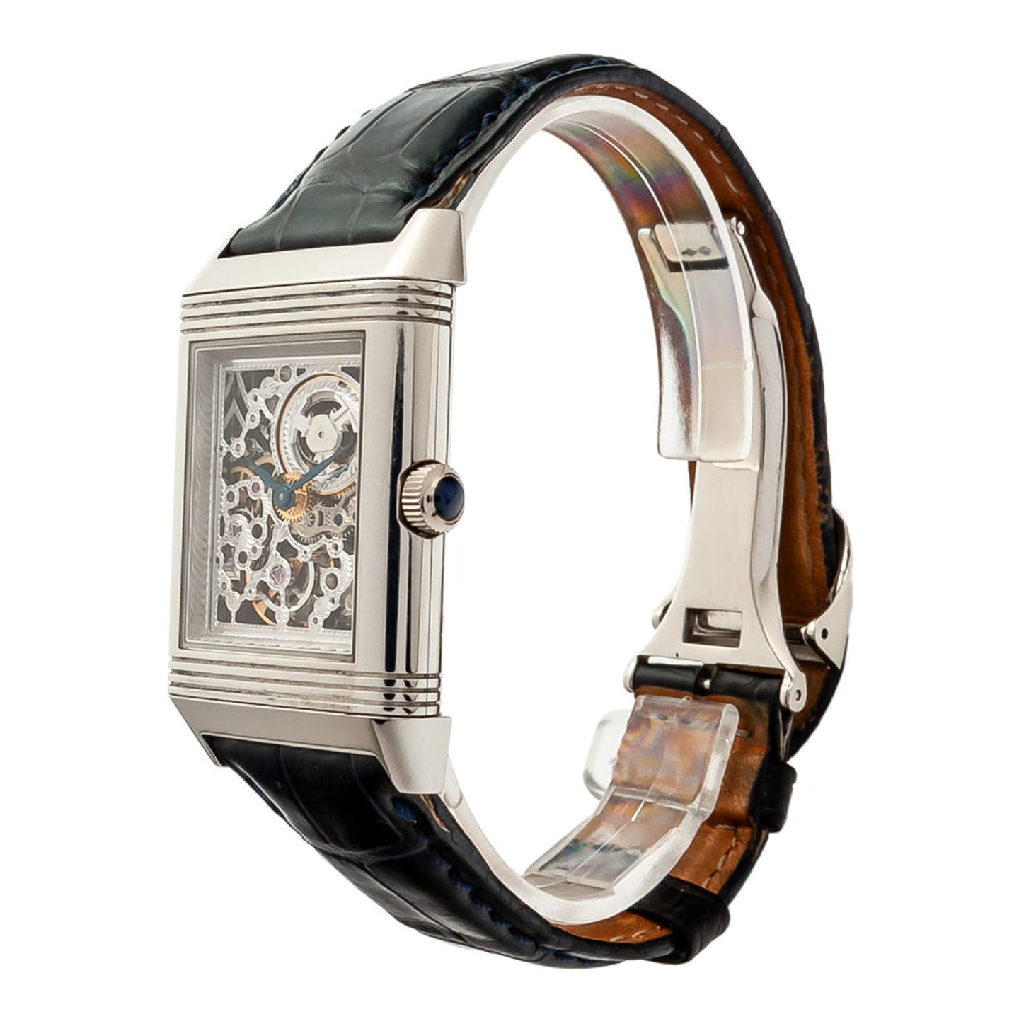 Jaeger-LeCoultre Reverso 270.6.49 (Unknown (random serial)) - Transparent dial 26 mm Platinum case (4/6)