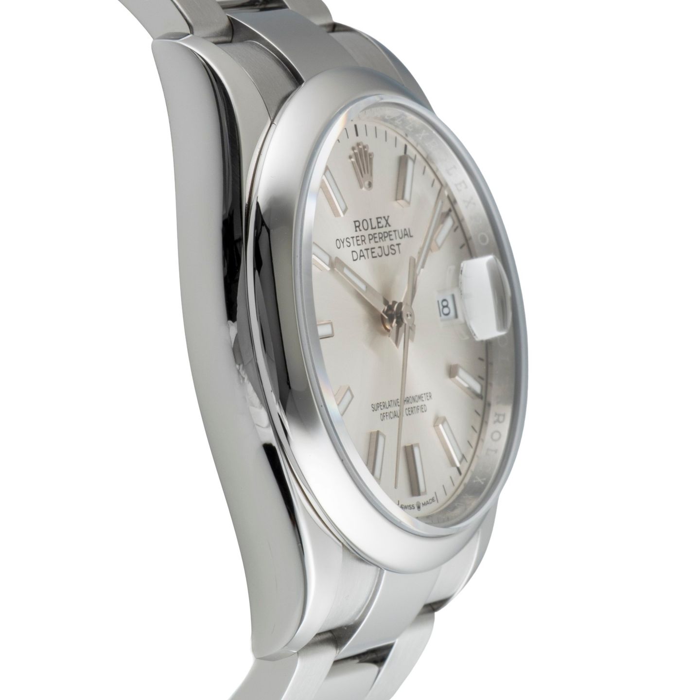 Rolex Datejust 36 126200 (Unknown (random serial)) - Silver dial 36 mm Steel case (7/8)