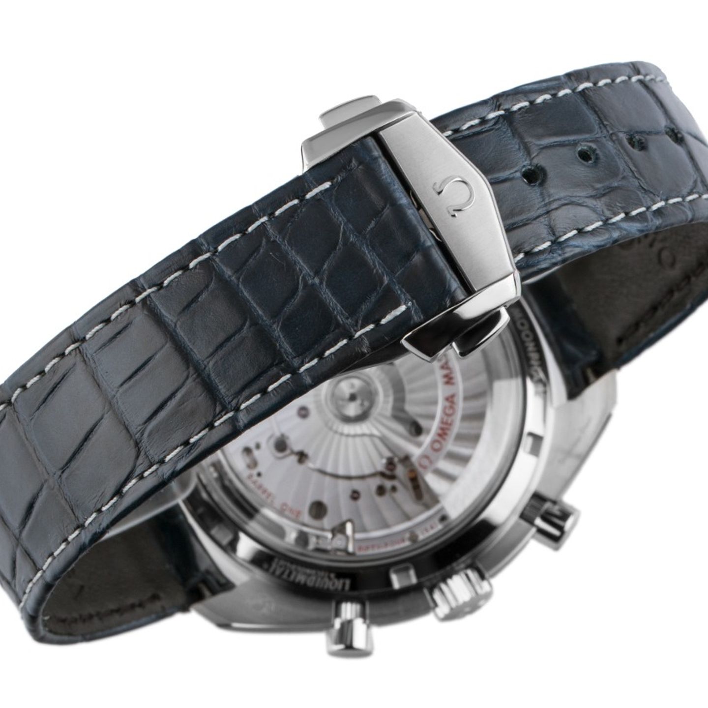 Omega Speedmaster Moonphase 304.33.44.52.03.001 (2025) - Blue dial 44 mm Steel case (7/8)