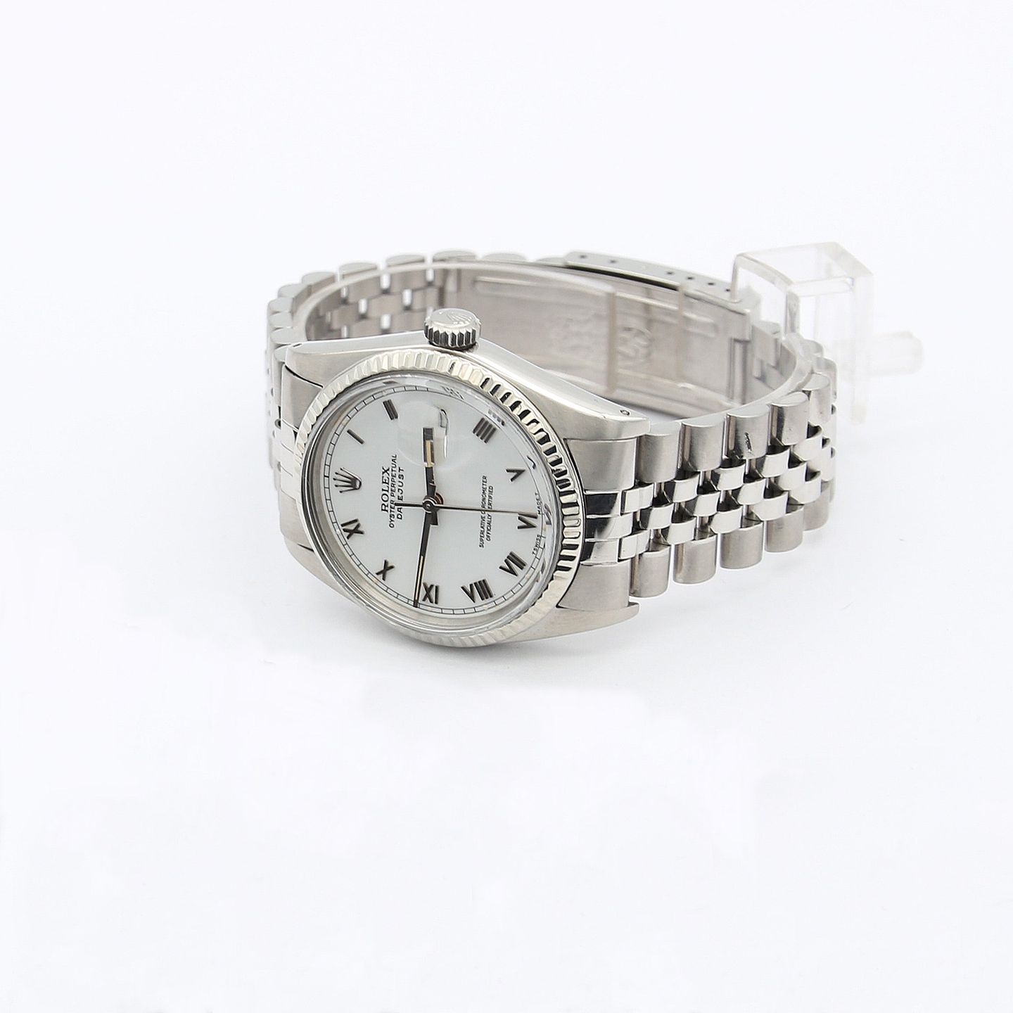 Rolex Datejust 36 16014 (Onbekend (willekeurig serienummer)) - Wit wijzerplaat 36mm Staal (4/6)