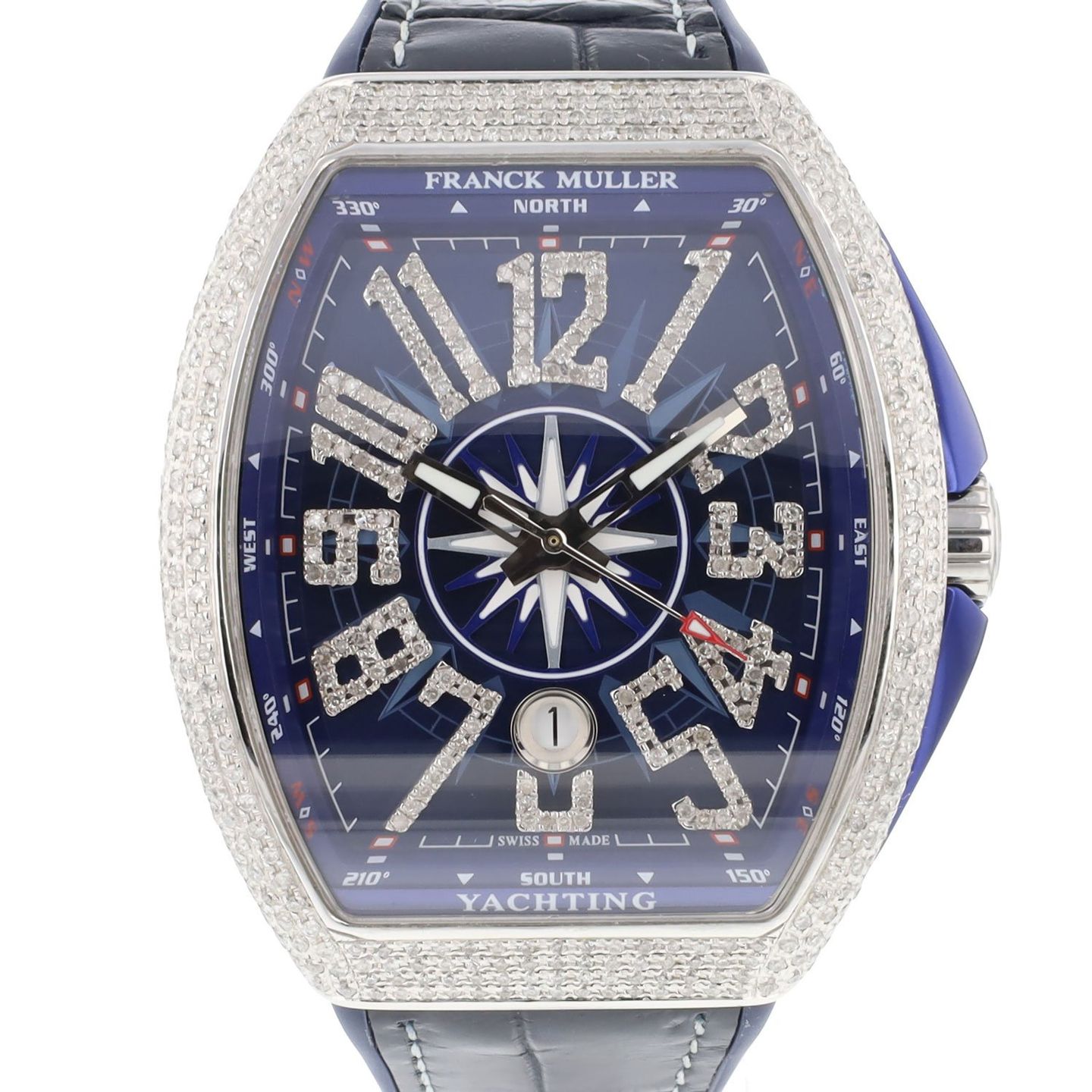 Franck Muller Vanguard V 45 SC DT (AC.NR) (2022) - 44 mm Steel case (1/6)