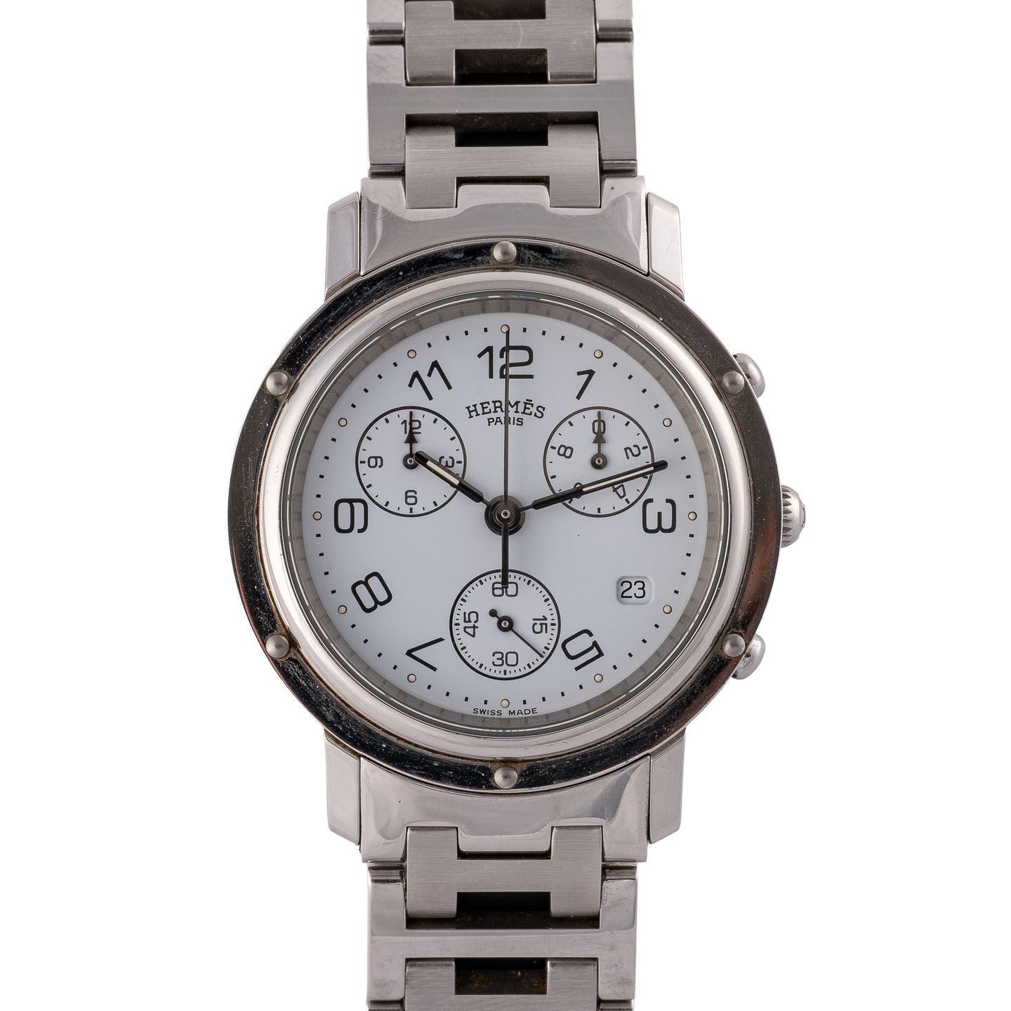 Hermès Clipper CL1.910 (Unknown (random serial)) - Unknown dial 39 mm Steel case (1/8)