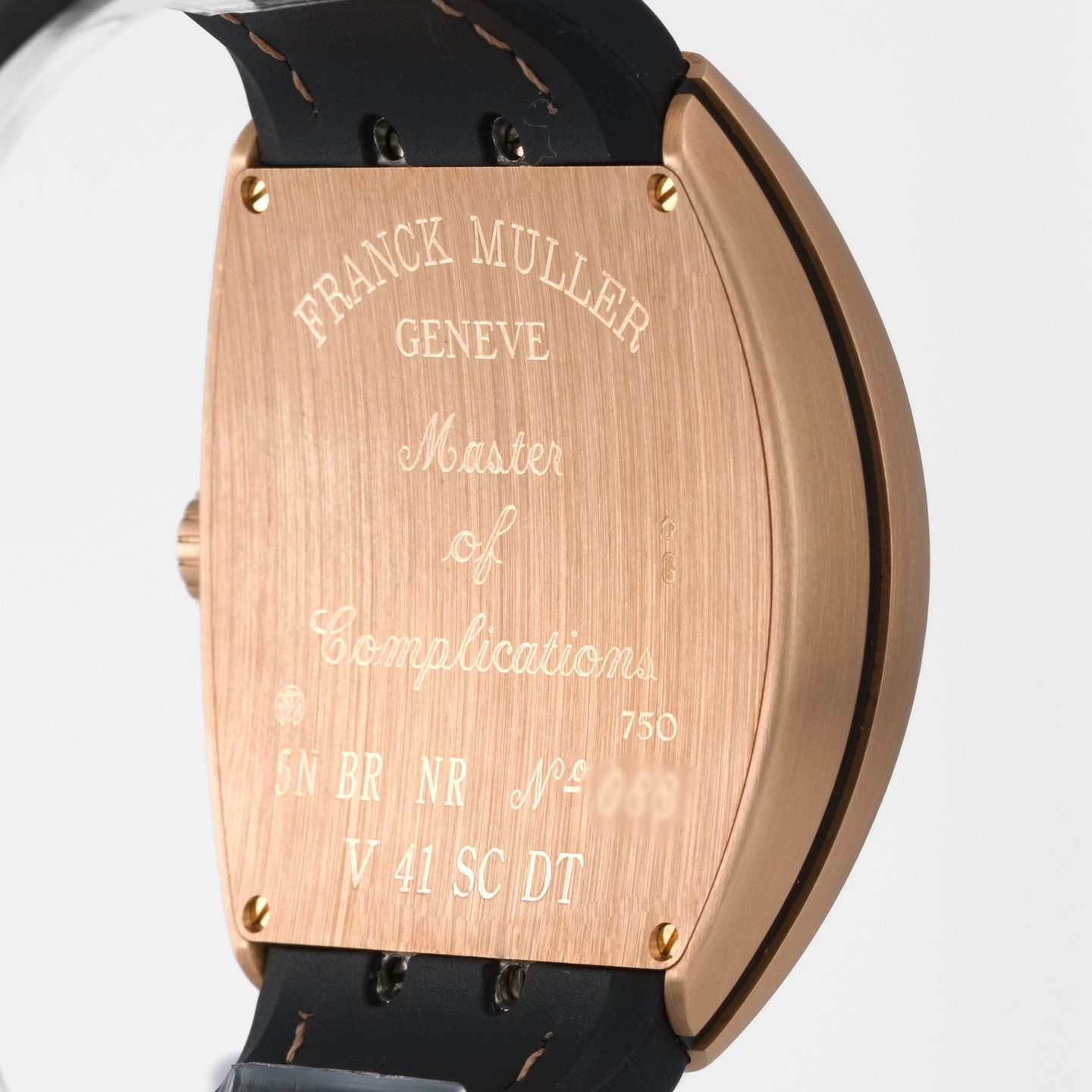 Franck Muller Vanguard V 41 SC DT 5N YACHT BL (2025) - Blue dial Rose Gold case (3/5)