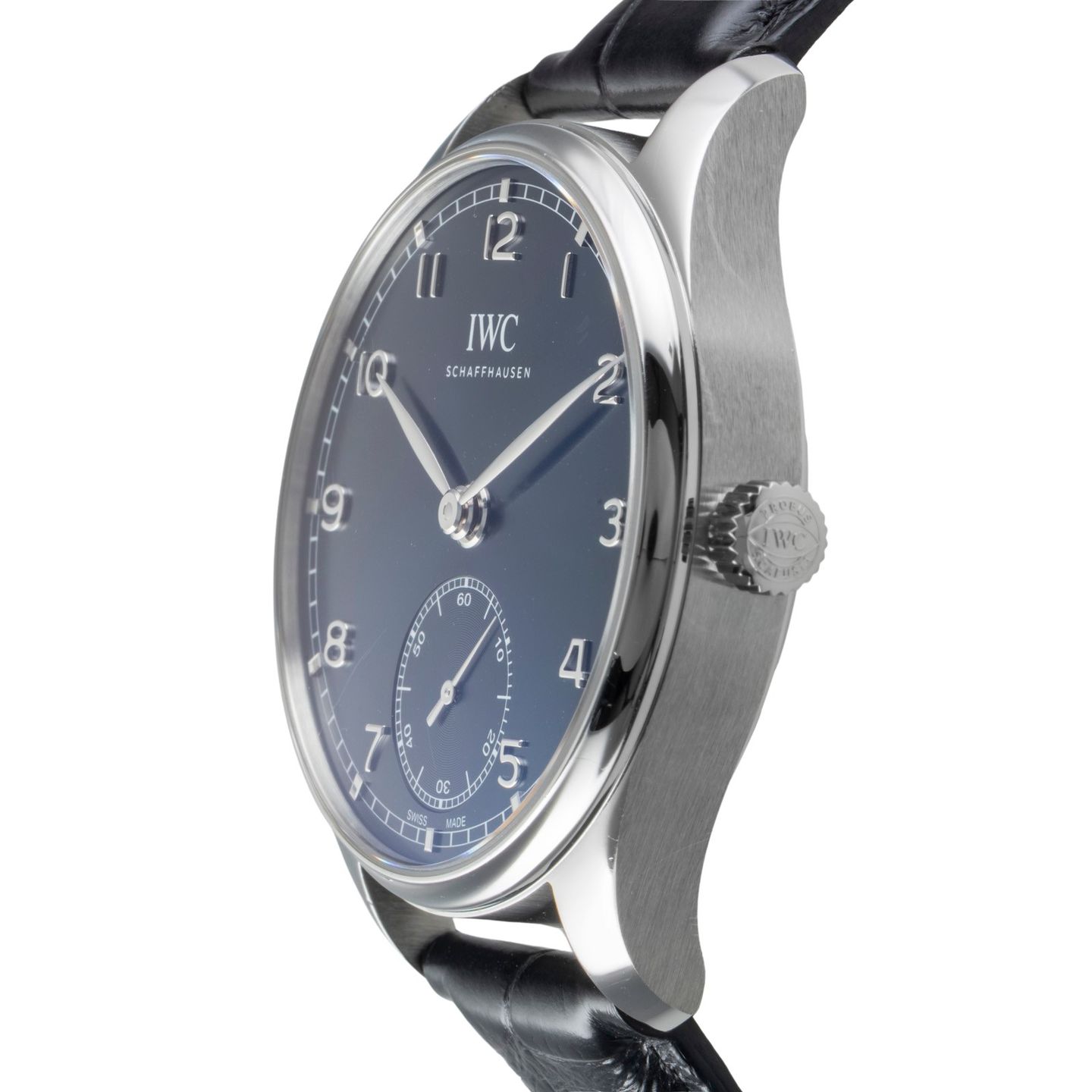 IWC Portuguese Automatic IW358305 (Unknown (random serial)) - Blue dial 40 mm Steel case (6/8)