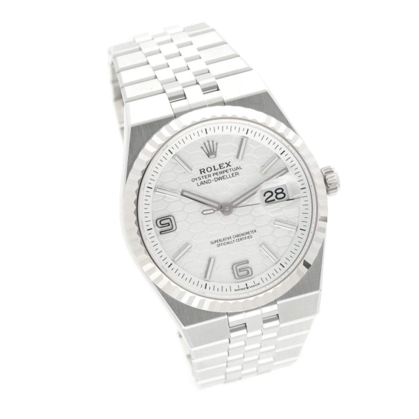 Rolex Land-Dweller 36 127234 (2026) - White dial 36 mm Steel case (3/5)