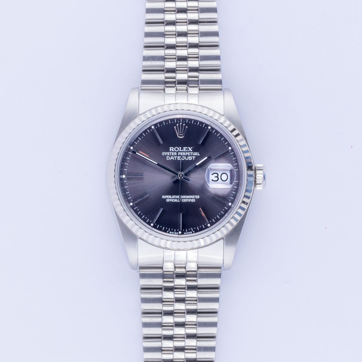 Rolex Datejust 36 16234 (1989) - 36 mm Steel case (3/8)