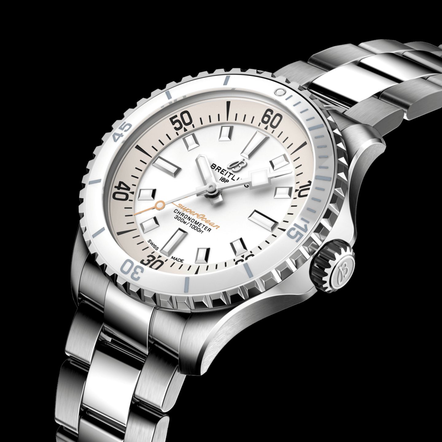 Breitling Superocean A17377211A1A1 (2024) - White dial 36 mm Steel case (2/6)