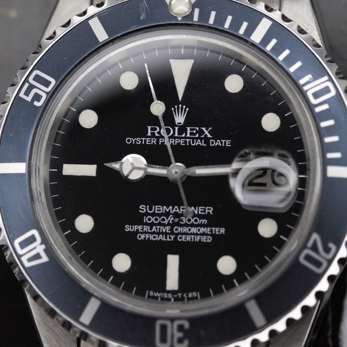 Rolex Submariner Date 16800 (Unknown (random serial)) - Black dial 40 mm Steel case (3/8)