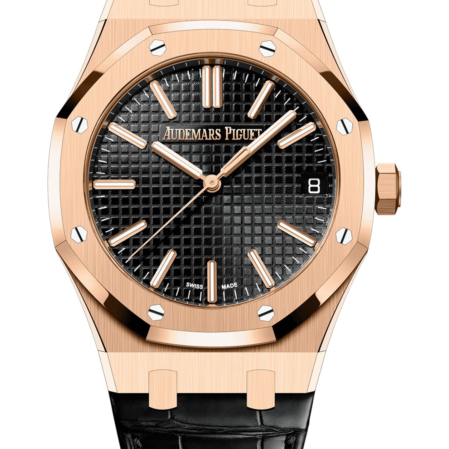 Audemars Piguet Royal Oak Selfwinding 15510OR.OO.D002CR.02 (2025) - Black dial 41 mm Rose Gold case (1/1)