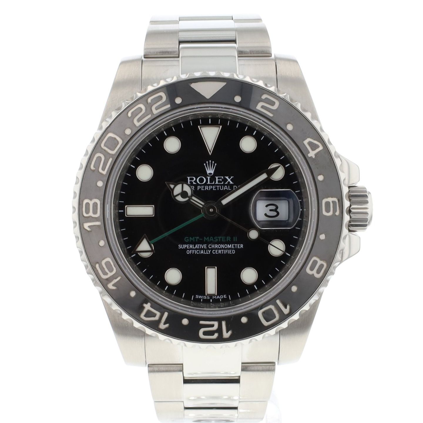 Rolex GMT-Master II 116710LN (2009) - Black dial 40 mm Steel case (1/6)