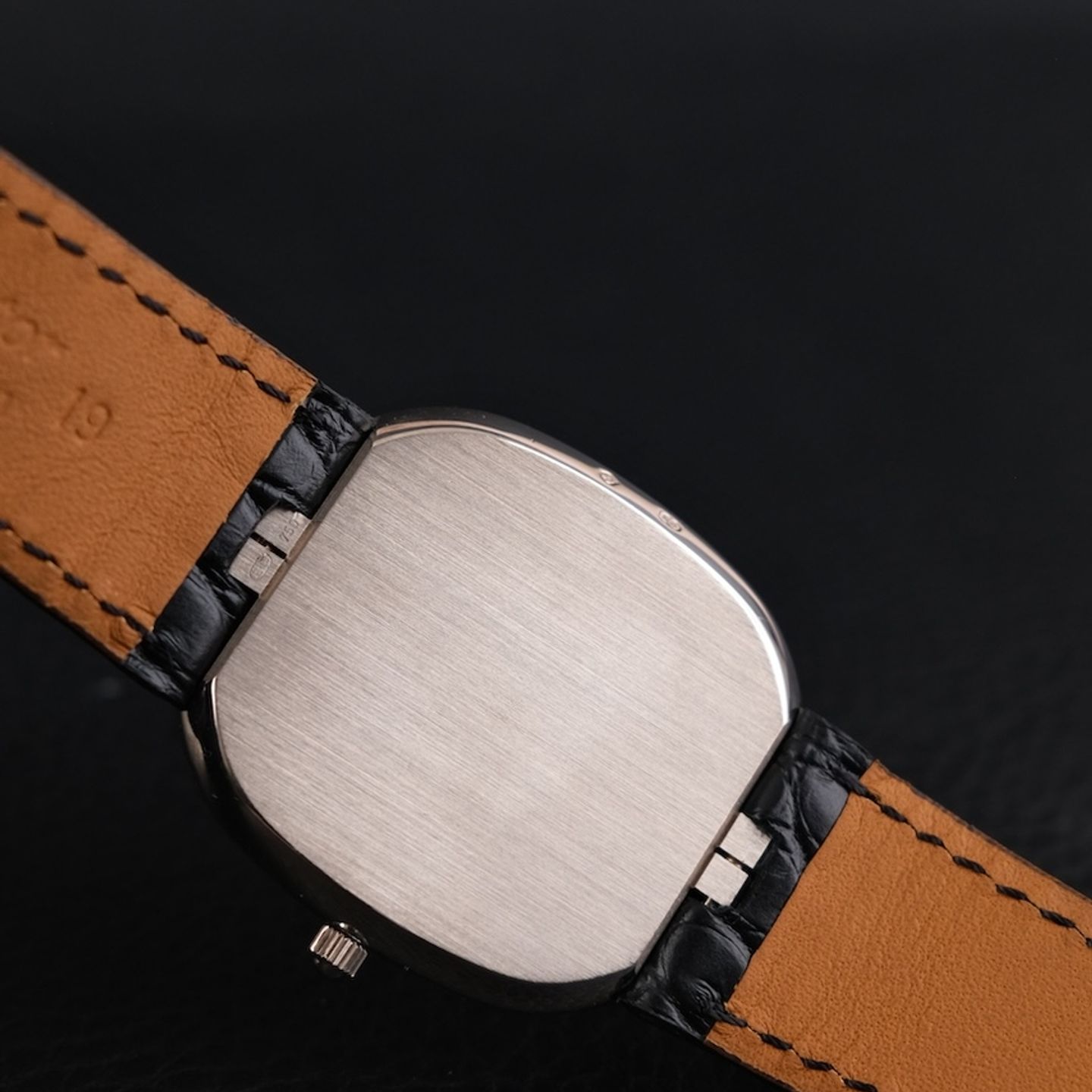 Patek Philippe Golden Ellipse 5738/1R-001 (Onbekend (willekeurig serienummer)) - Zwart wijzerplaat 35mm Roségoud (8/8)