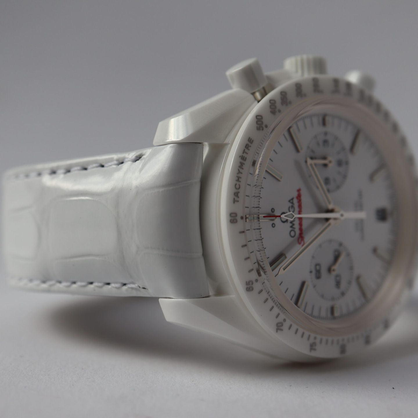 Omega Speedmaster 311.93.44.51.04.002 (2024) - White dial 44 mm Ceramic case (6/8)