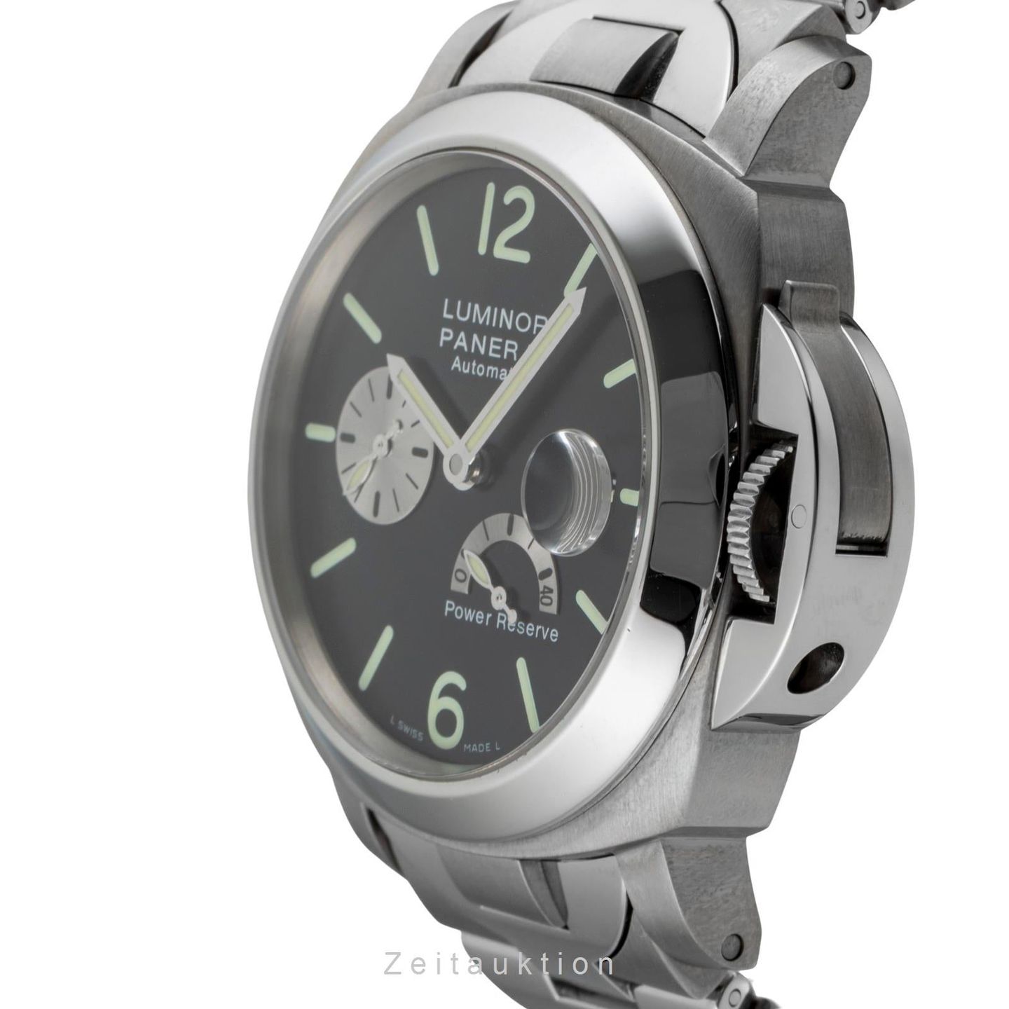 Panerai Luminor Power Reserve PAM00171 (Onbekend (willekeurig serienummer)) - Zwart wijzerplaat 44mm Staal (5/8)