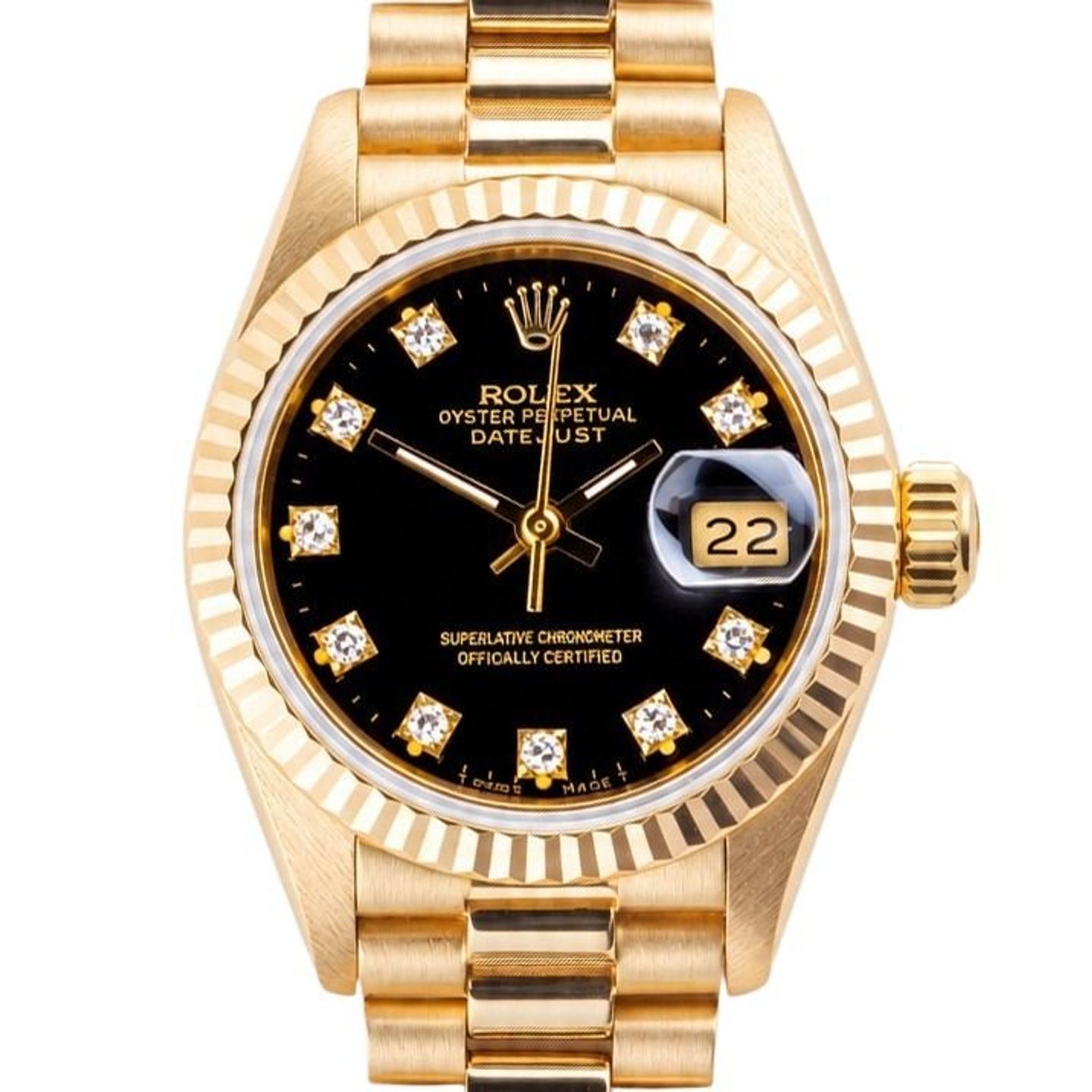 Rolex Lady-Datejust 69178 (1993) - 26mm Geelgoud (4/9)