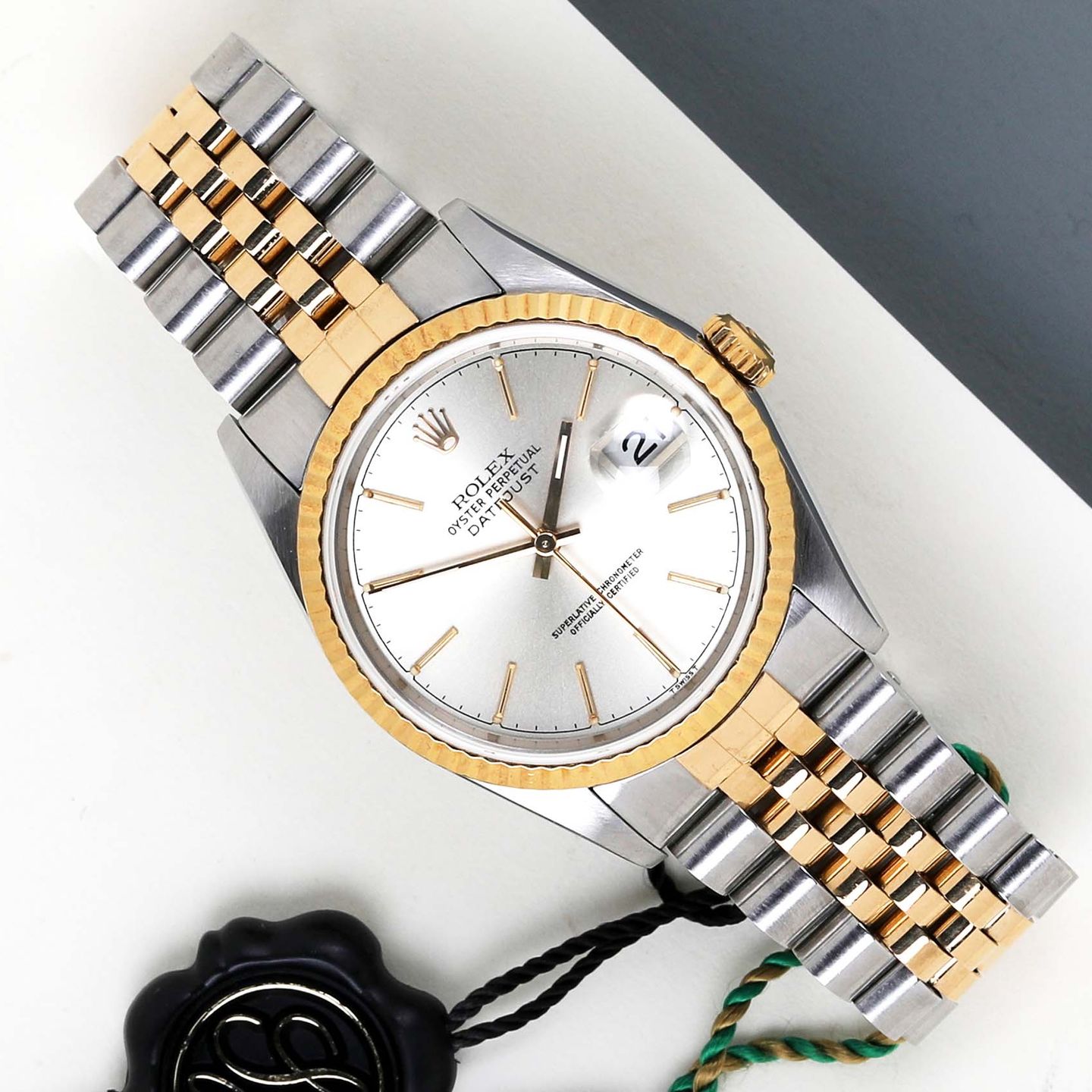 Rolex Datejust 36 16233 (1995) - 36mm Goud/Staal (1/8)