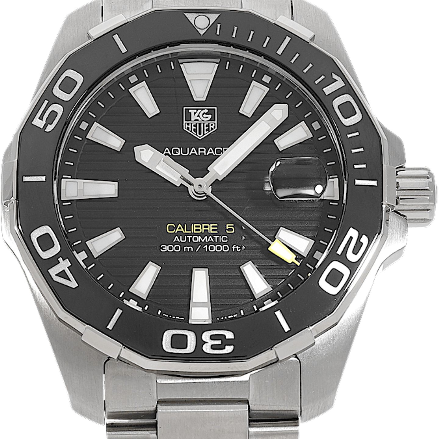 TAG Heuer Aquaracer 300M WAY211A.BA0928 (2021) - Black dial 41 mm Steel case (2/5)