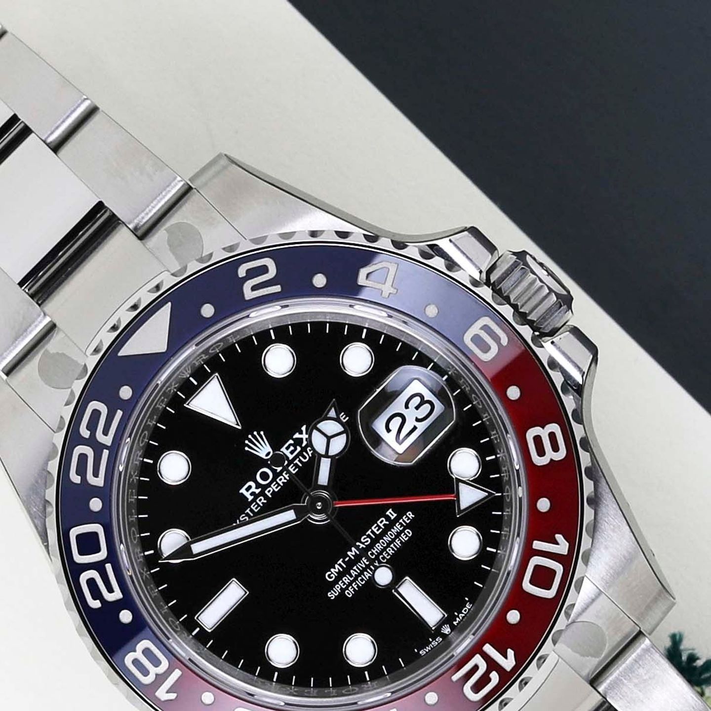 Rolex GMT-Master II 126710BLRO (2024) - Zwart wijzerplaat 40mm Staal (3/8)