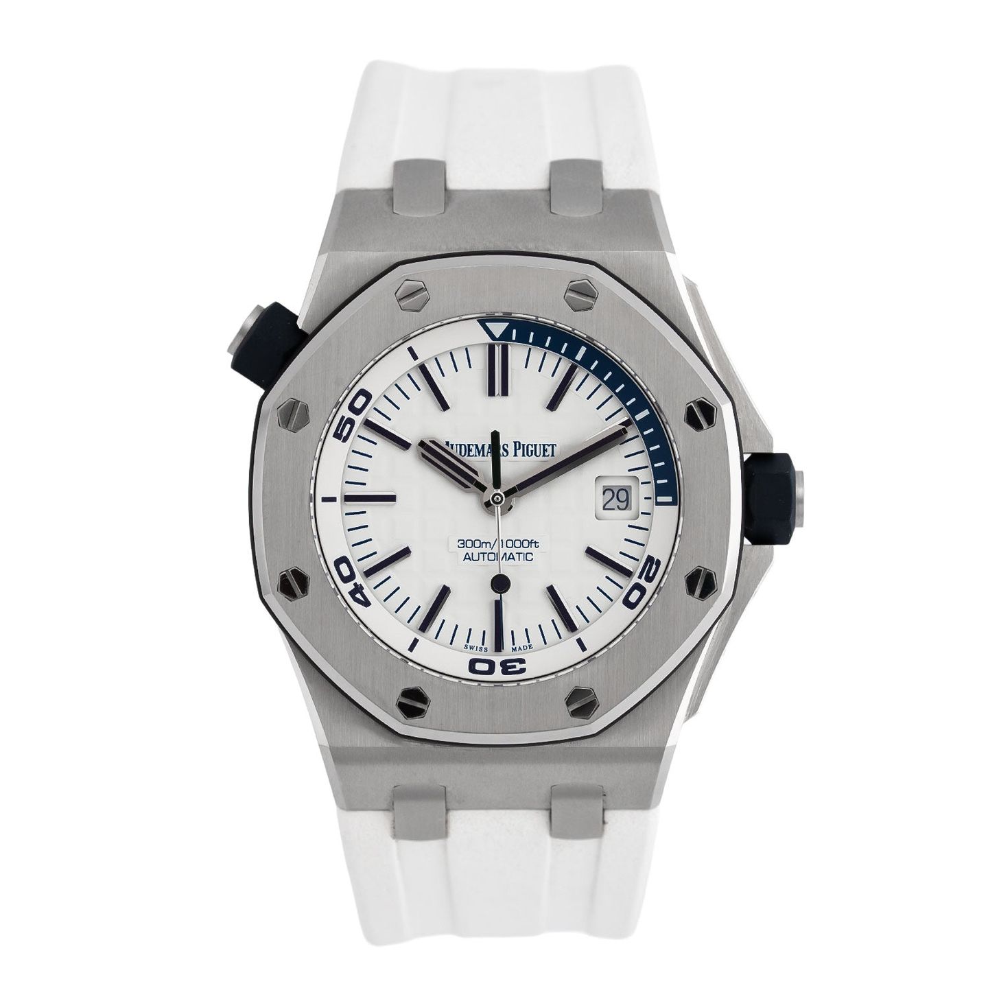 Audemars Piguet Royal Oak Offshore Diver 15710ST.OO.A002CA.02 (2017) - Silver dial 42 mm Steel case (1/6)