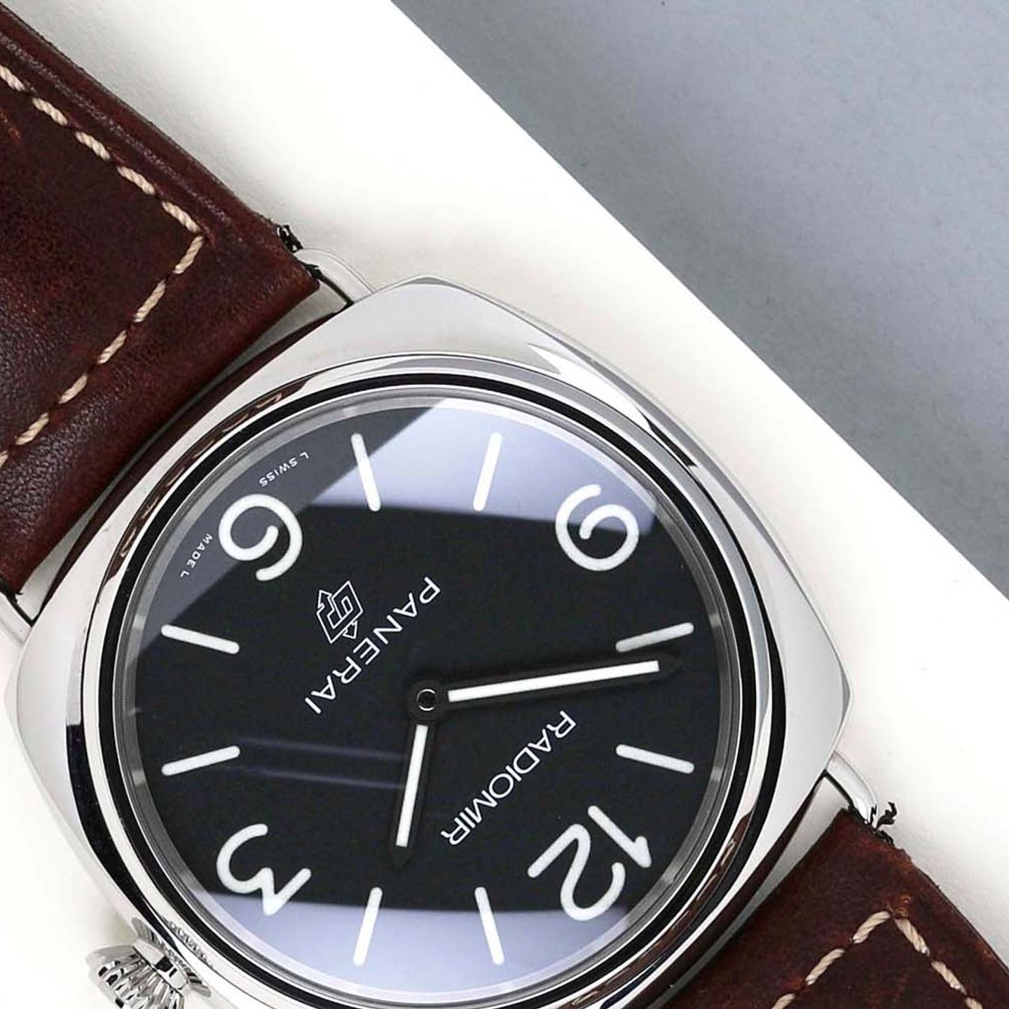 Panerai Radiomir PAM00753 (2022) - Zwart wijzerplaat 45mm Staal (4/8)