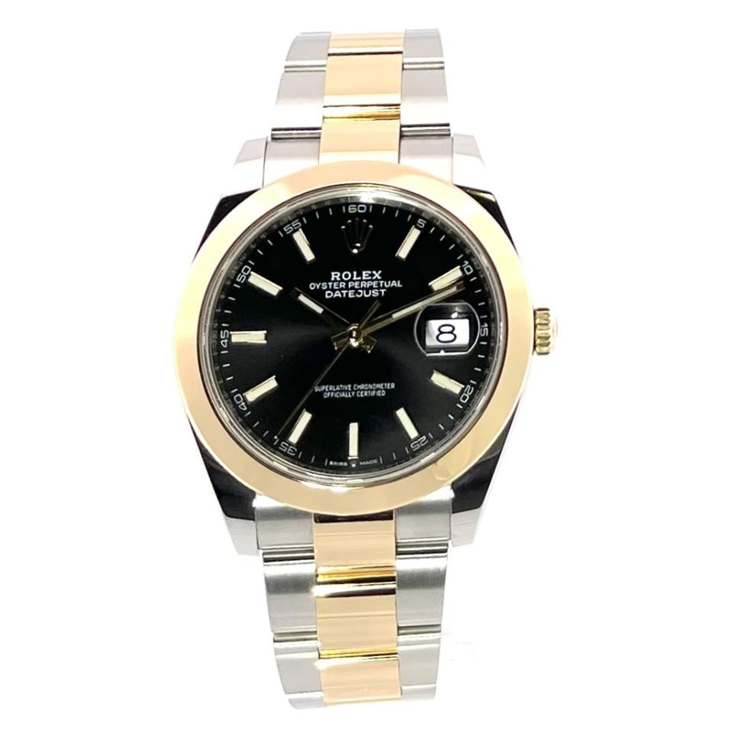 Rolex Datejust 41 126303 (2022) - Black dial 41 mm Gold/Steel case (2/8)