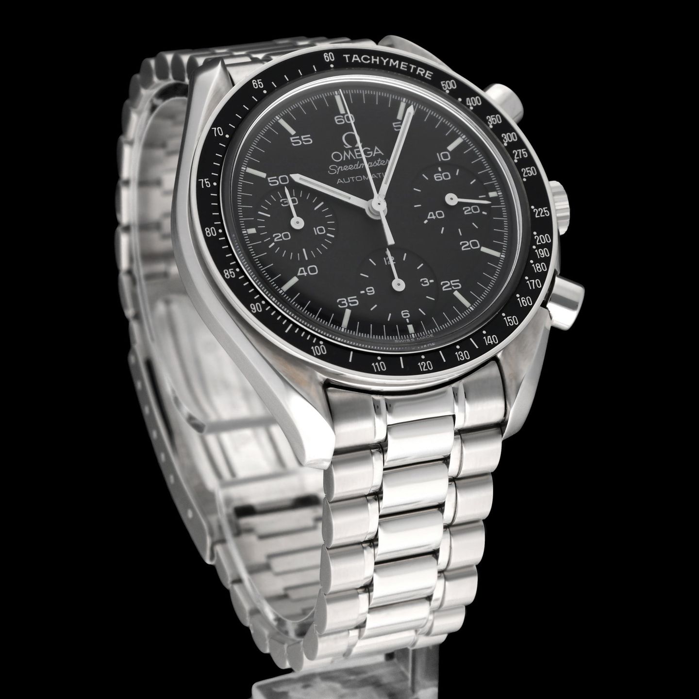 Omega Speedmaster Reduced 3510.50.00 (1995) - Black dial 39 mm Steel case (3/8)