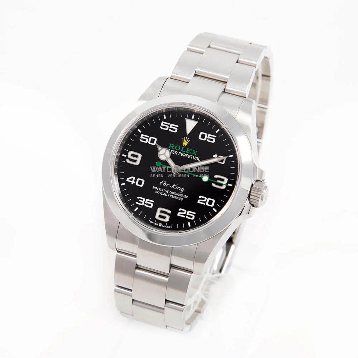 Rolex Air-King 126900 (2022) - Black dial 40 mm Steel case (5/8)