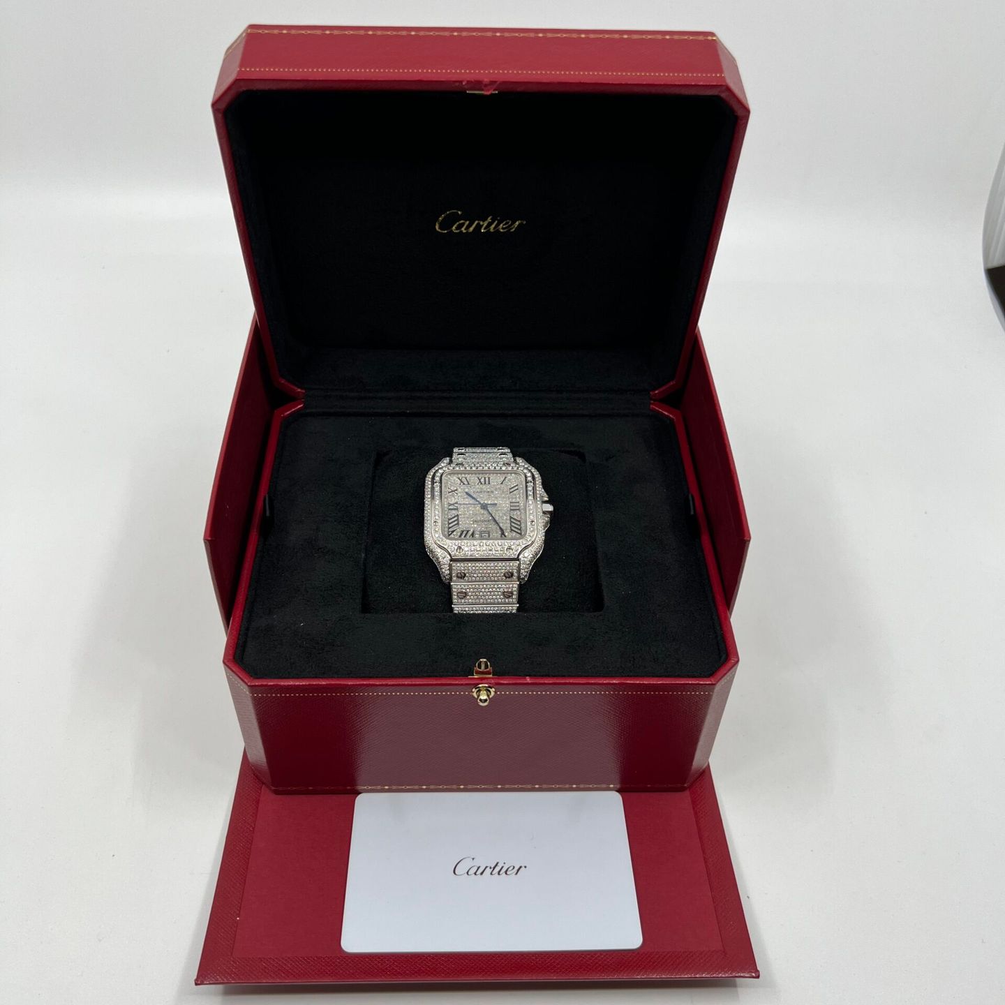 Cartier Santos WSSA0018 (2023) - Zilver wijzerplaat 40mm Staal (4/8)