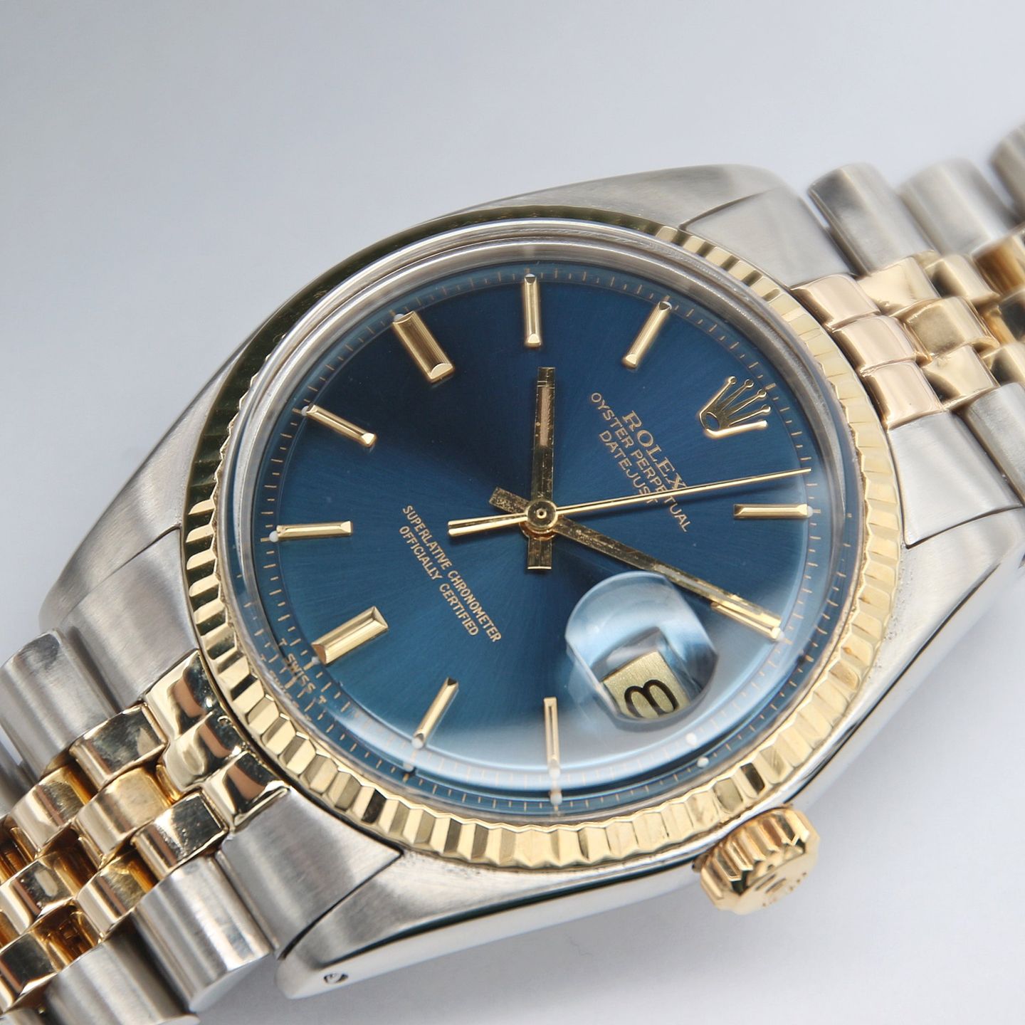 Rolex Datejust 1601 (Unknown (random serial)) - 36 mm Steel case (2/8)