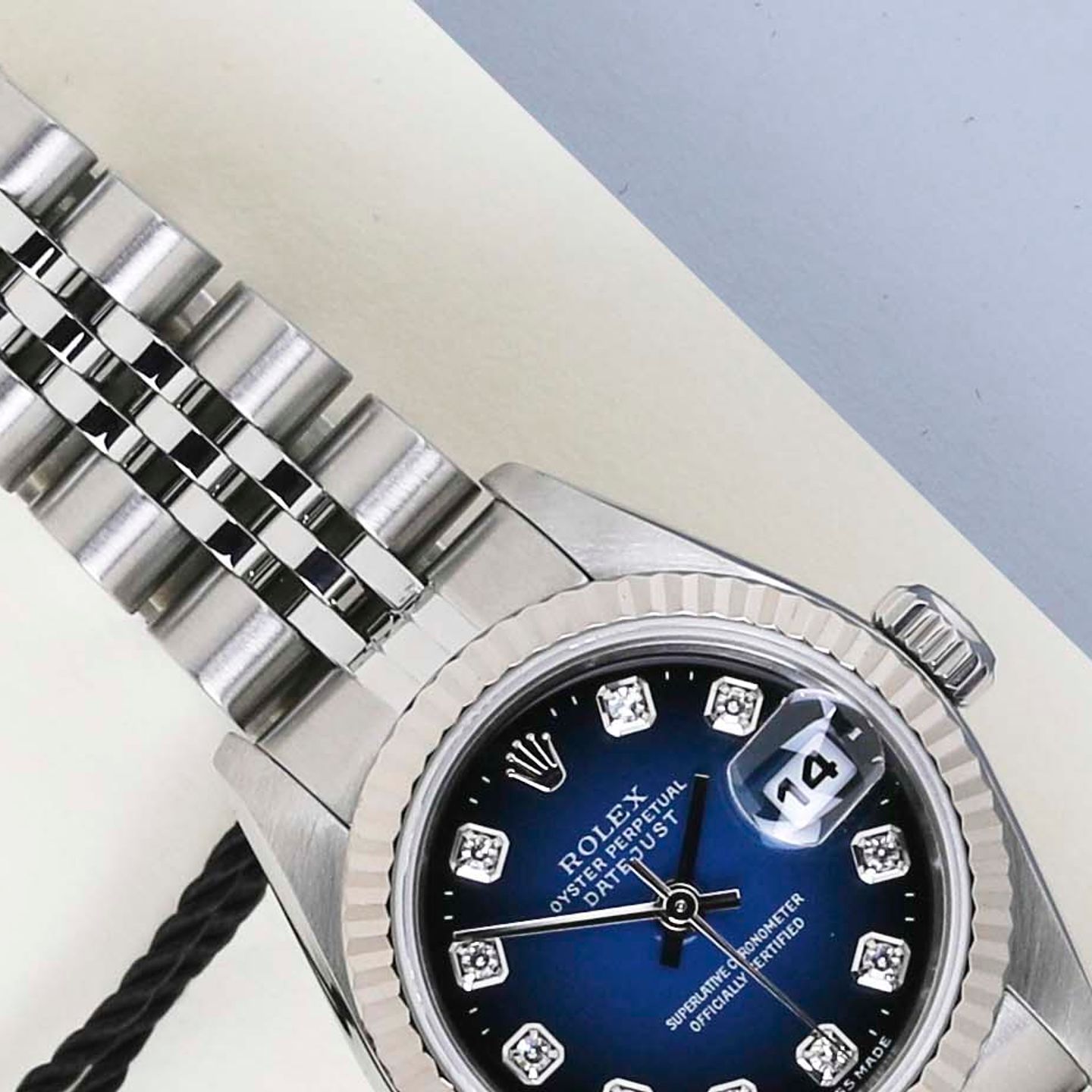 Rolex Lady-Datejust 69174 (1997) - 26mm Staal (3/8)