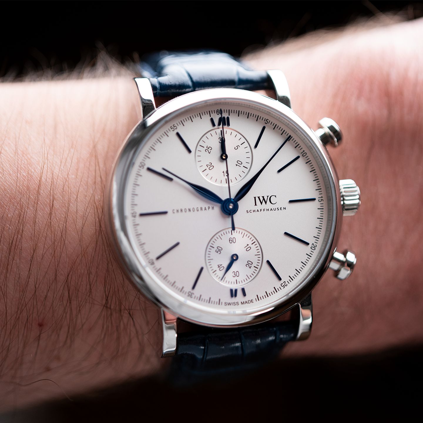IWC Portofino Chronograph IW391407 (2022) - Zilver wijzerplaat 39mm Staal (6/7)