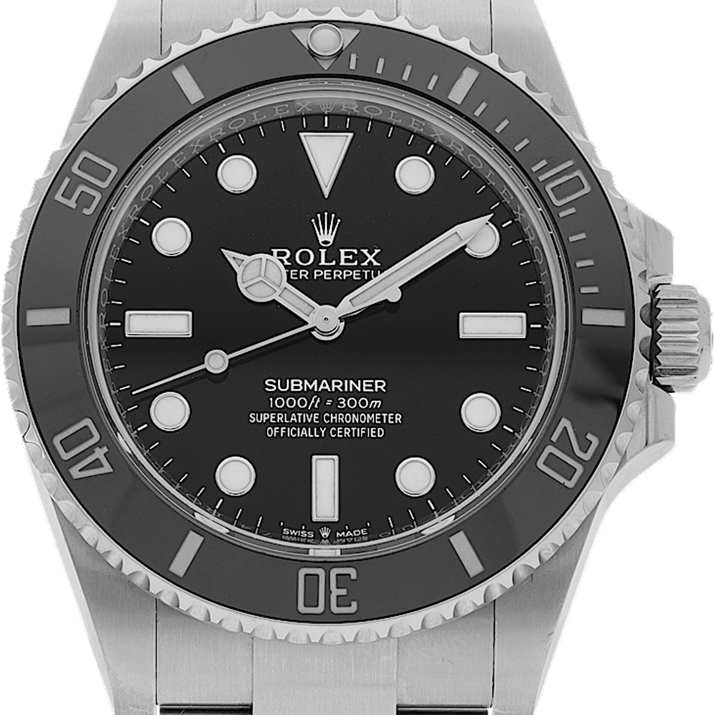 Rolex Submariner No Date 124060 (2023) - Black dial 41 mm Steel case (2/3)