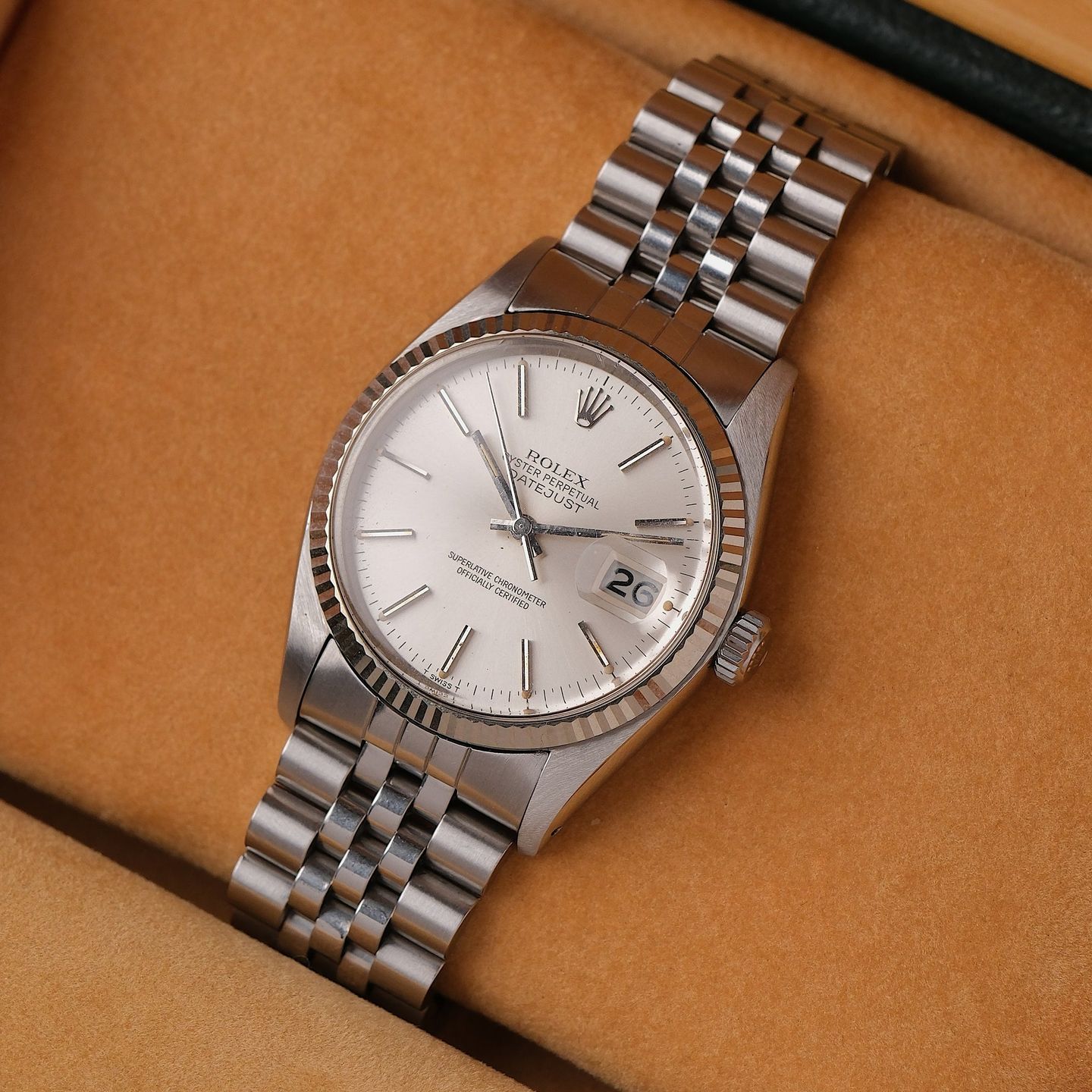 Rolex Datejust 36 16014 (1977) - 36mm Staal (1/8)
