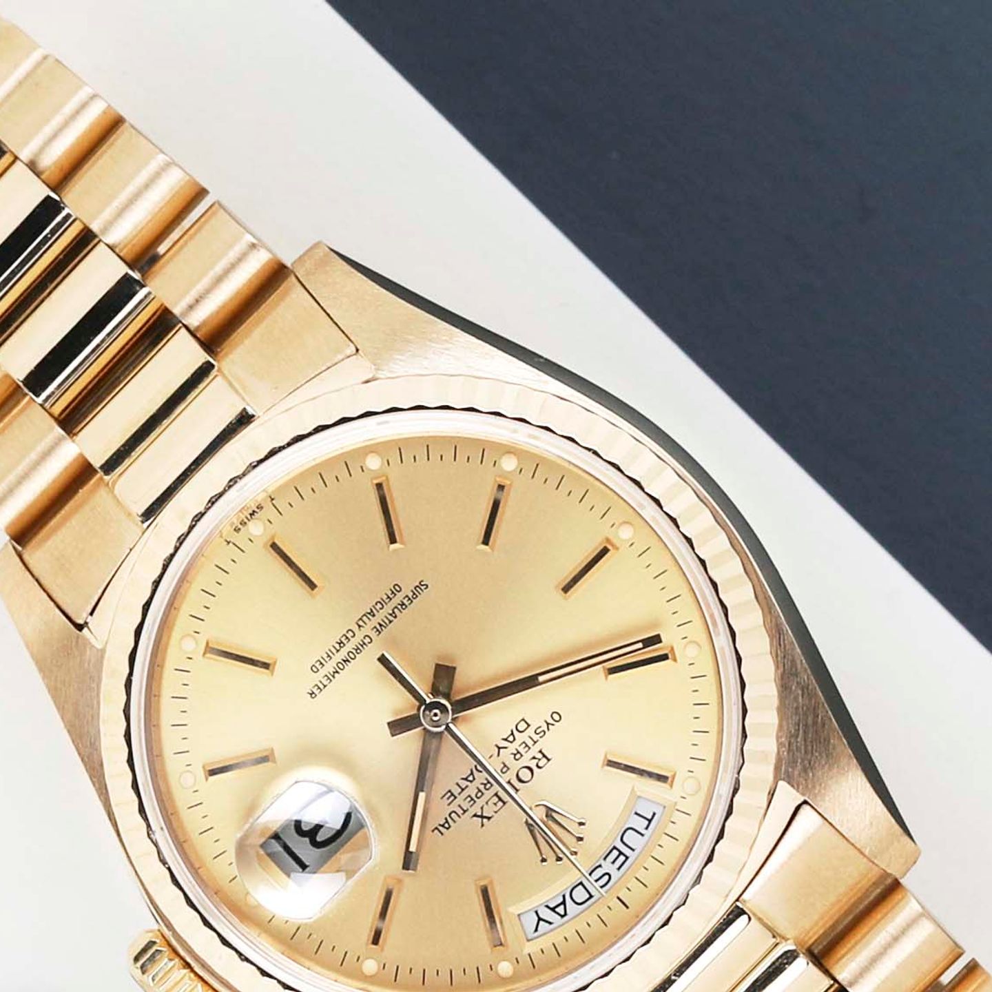 Rolex Day-Date 36 18038 (1979) - 36mm Geelgoud (4/8)