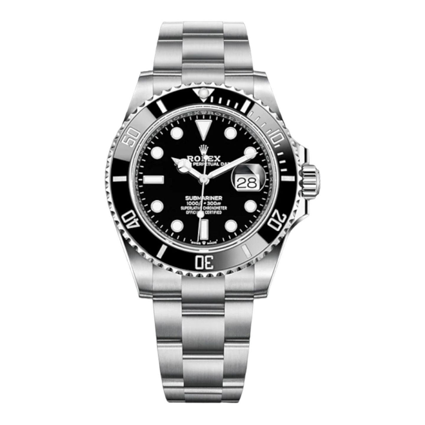 Rolex Submariner Date 126610LN (2024) - Zwart wijzerplaat 40mm Staal (1/5)