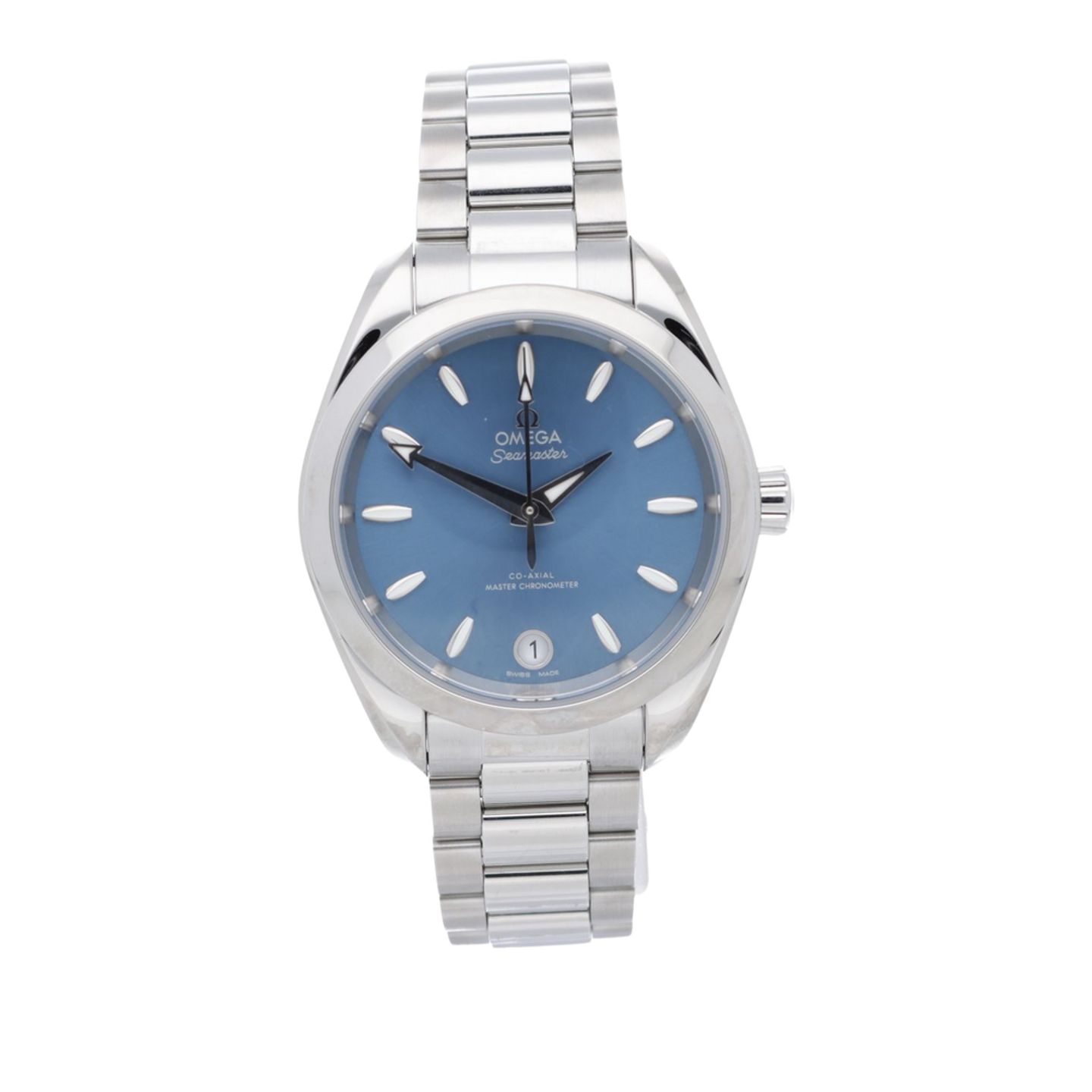 Omega Seamaster Aqua Terra 220.10.34.20.03.002 (2025) - Blauw wijzerplaat 34mm Staal (1/7)