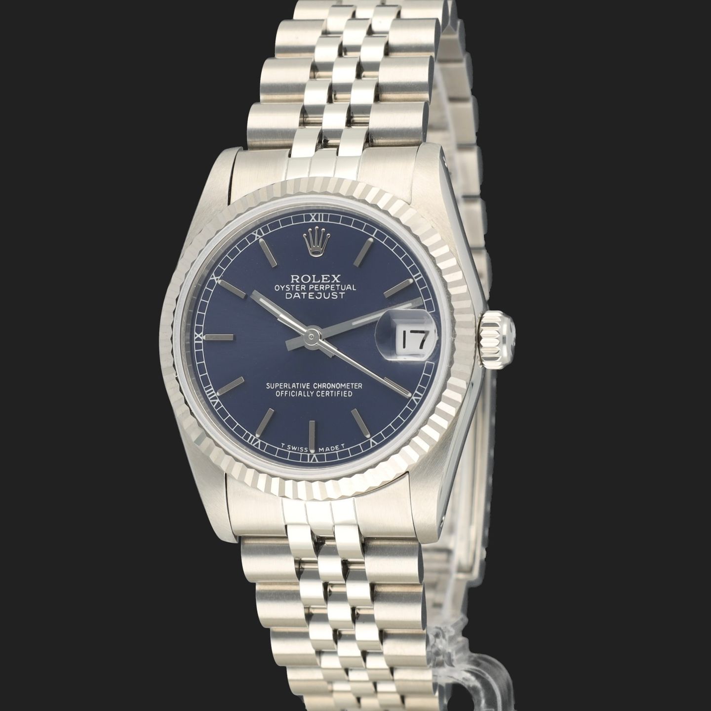 Rolex Datejust 31 68274 (1987) - Blue dial 31 mm Steel case (1/8)