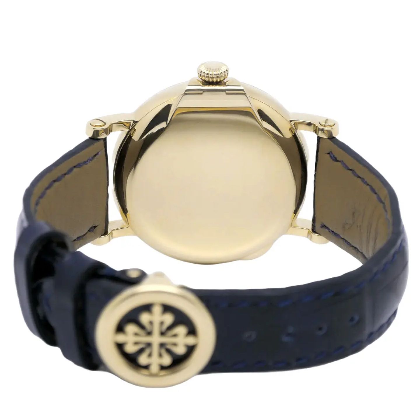 Patek Philippe Calatrava 5153J-001 (2008) - Silver dial 38 mm Yellow Gold case (8/8)