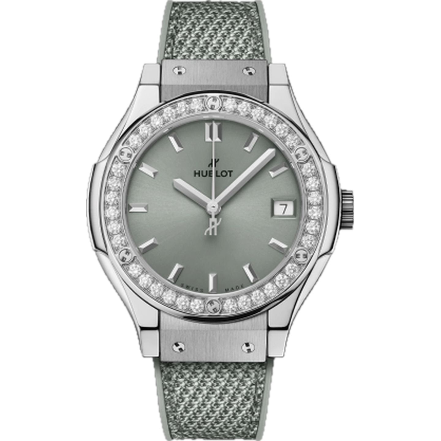 Hublot Classic Fusion 581.NX.891G.NR.1104 (2026) - Green dial 33 mm Titanium case (1/1)